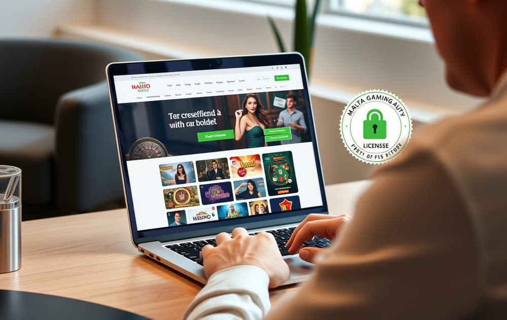 Trygt nettcasino med MGA-lisens og SSL-sikkerhet